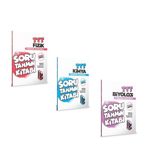 Benim Hocam TYT Fizik Kimya ve Biyoloji Konu Özetli Soru Tahmin Seti 3 Kitap ürün görseli 1