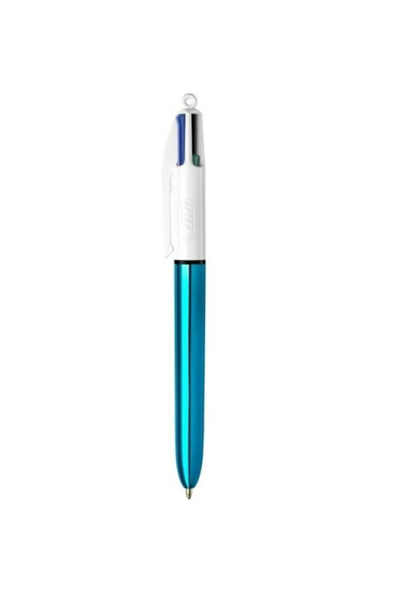 Bic Tükenmez Kalem 4 Renk Birarada Shine Mavi Gövde ürün görseli 1