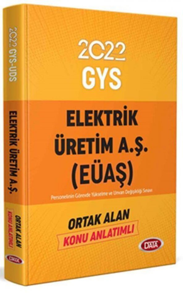 Elektrik Üretim A.Ş. GYS Ortak Alan Konu Anlatımlı Data Yayınları ürün görseli 1