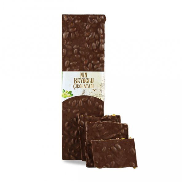 Fıstıklı Beyoğlu Çikolatası Sütlü 250g ürün görseli 1