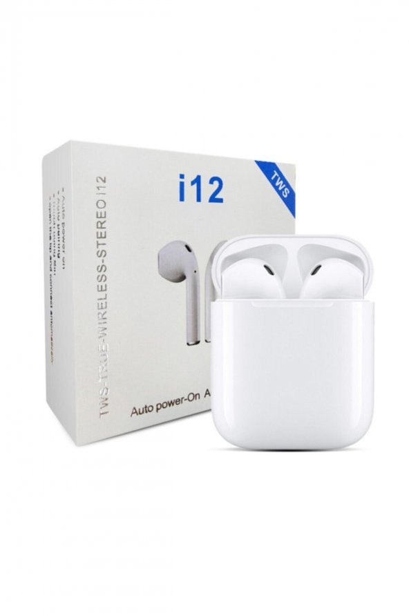 I12 Tws Iphone Tipi Kablosuz Bluetooht Kulaklık ürün görseli 1