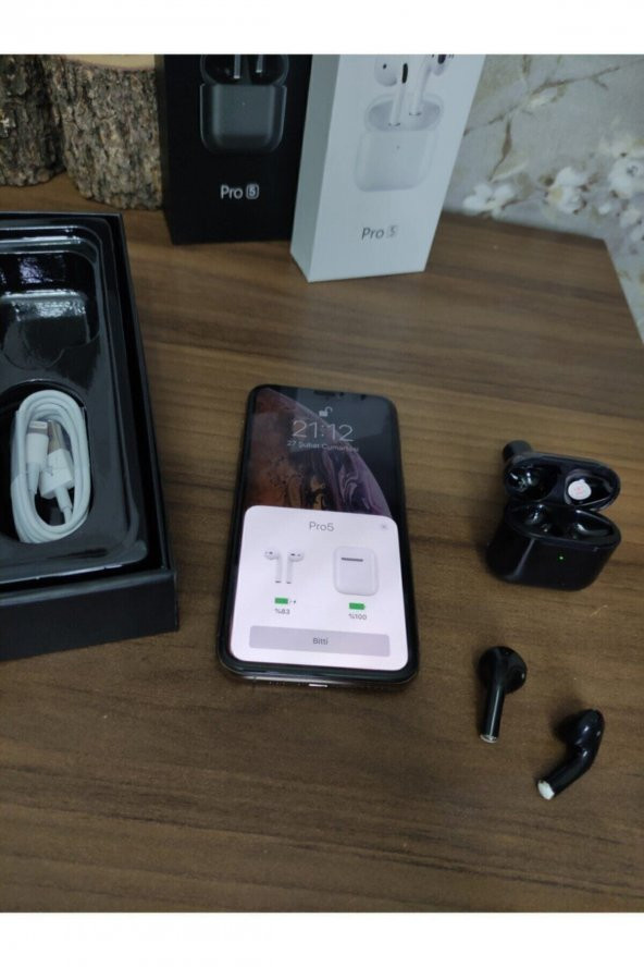 Siyah Pro 5 Kulaklık - Resim 2