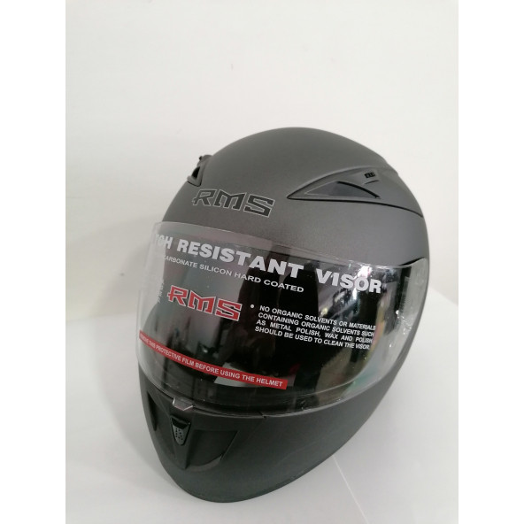 RMS KAPALI KASK 1987 MAT GRİ - Resim 6