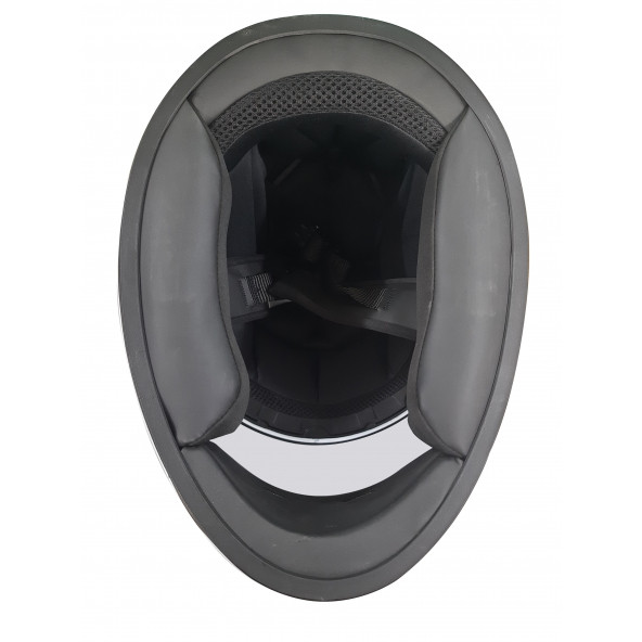 RMS KAPALI KASK 1987 MAT SİYAH - Resim 5