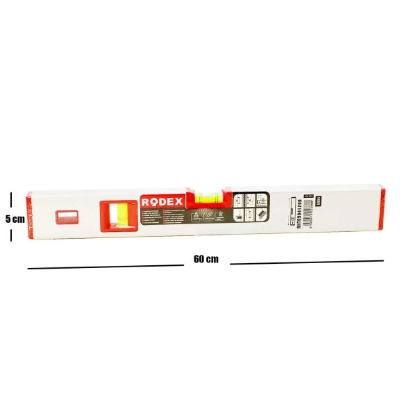 Rodex Alüminyum Su Terazisi 60 Cm - Resim 3