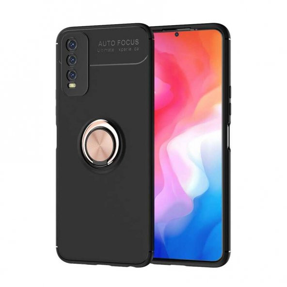 Vivo Y20 Kılıf Standlı Yüzüklü Manyetik Silikon ürün görseli 1