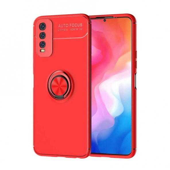 Vivo Y11S Kılıf Standlı Yüzüklü Manyetik Silikon ürün görseli 1