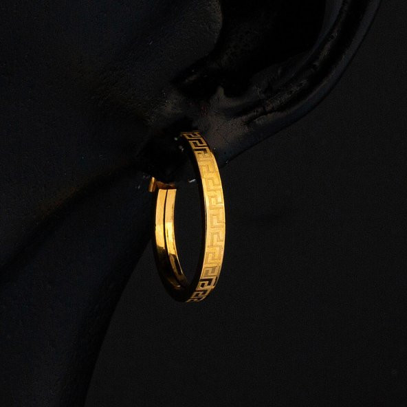 Versage 14 Ayar Maxi Altın Küpe - Resim 2