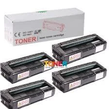 RİCOH SP- C220/C221/C222/240 4 RENK TAKIM MUADİL TONER SP-C240SF ürün görseli 1