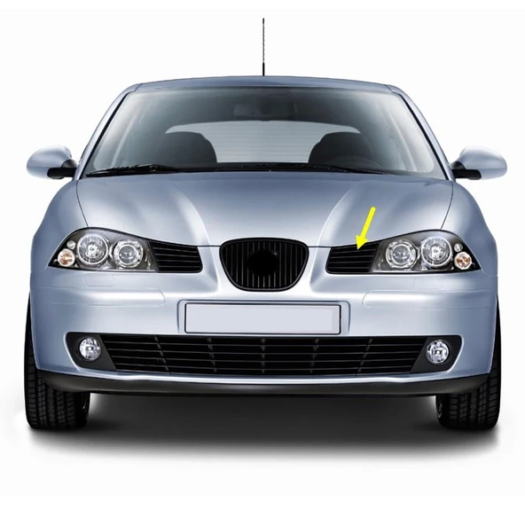 Seat İbiza 2002-2009 Ön Panjur Sol Yan Parçası Izgarası 6L0853677 ürün görseli 1