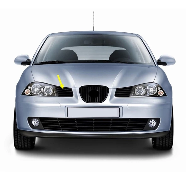 Seat İbiza 2002-2009 Ön Panjur Sağ Yan Parçası Izgarası 6L0853676 ürün görseli 1