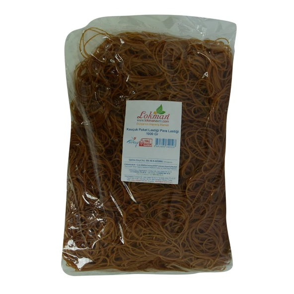 Kauçuk Paket Lastiği Para Lastiği 1000 Gr Paket - Resim 5