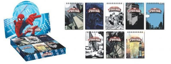 Keskin Color Bloknot Spiralli 1 Spider Man 42 YP A7 140100-06 ürün görseli 1