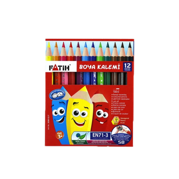 Fatih Kuru Boya Yarım Boy 12 Lİ 33012 ürün görseli 1