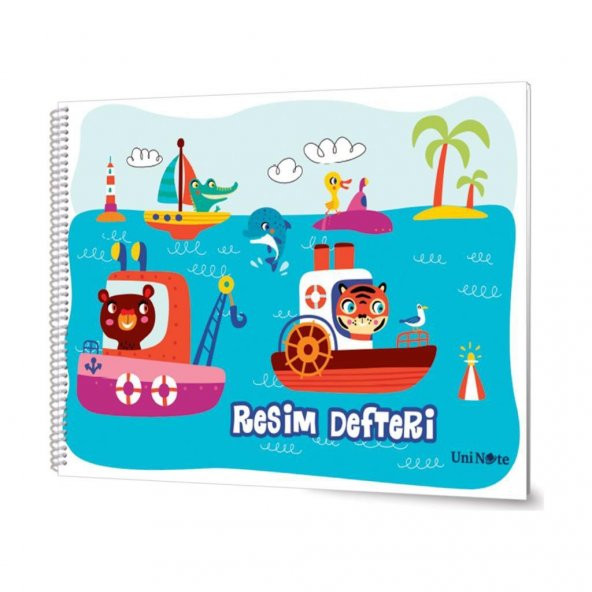 Çınar Resim Defteri Spiralli Karton Kapak 15 YP 24x34 33000 ürün görseli 1