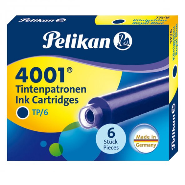 Pelikan Dolma Kalem Kartuşu Küçük Royal Mavi 4001 ürün görseli 1