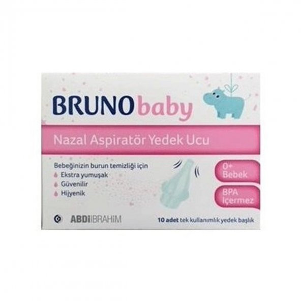 Bruno Baby Nazal Aspiratör Yedek Uç 10'lu ürün görseli 1