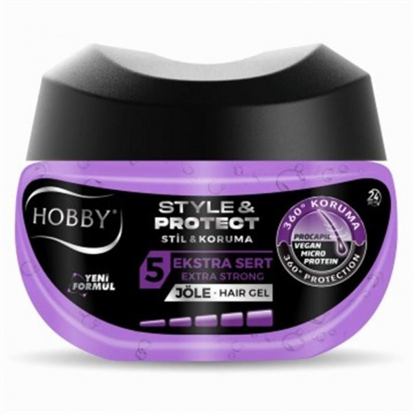 Hobby 250ml  Energy Saç Şekillendirici Jöle No:5 Ekstra Sert ürün görseli 1