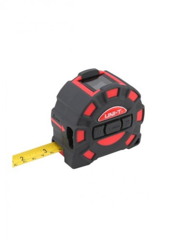 Unı-T Lm60T 60 Metre Şeritli ve Lazerli Mesafe Ölçer (Şerit 5 Metre) ürün görseli 1