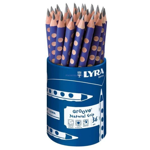 Lyra Kurşun Kalem Groove Graphite Üçgen Jumbo (36 Lı Paket) ürün görseli 1