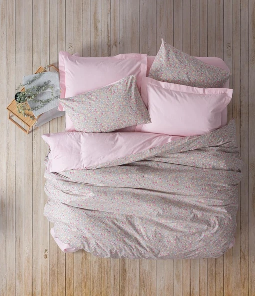 Cotton Box Petite Çift Kişilik Nevresim Takımı Sihu Pembe ürün görseli 1