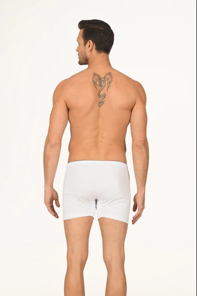 Beyaz Lighten Up Düğmeli  Boxer - Resim 2