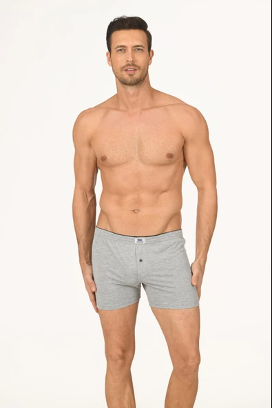 Gri Lighten Up Düğmeli  Boxer ürün görseli 1
