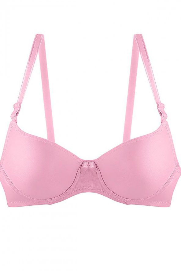 Pembe Sayda Desteksiz Sütyen - Resim 2