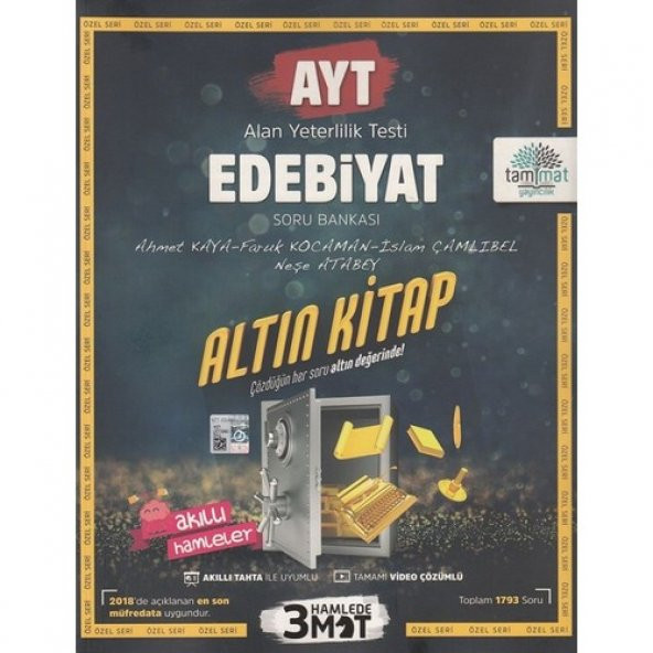 Tammat AYT EDEBİYAT SORU BANKASI ürün görseli 1