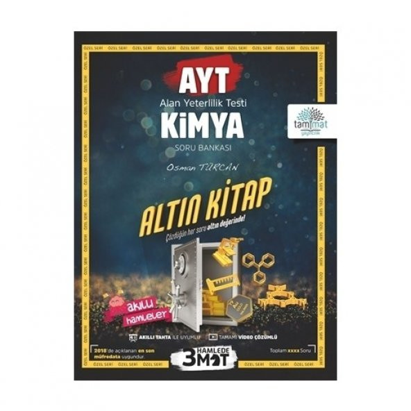 Tammat AYT KİMYA SORU BANKASI ürün görseli 1