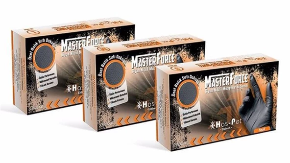 Master Force Nitril Sağım Eldiveni Ekstra Kalın 50 li Paket ürün görseli 1