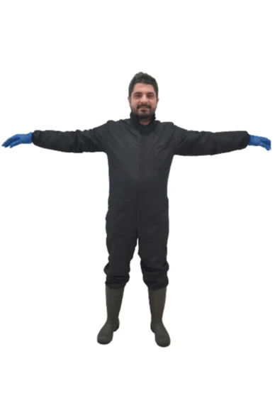 Veteriner İş Tulumu Su İtici - L - Resim 3