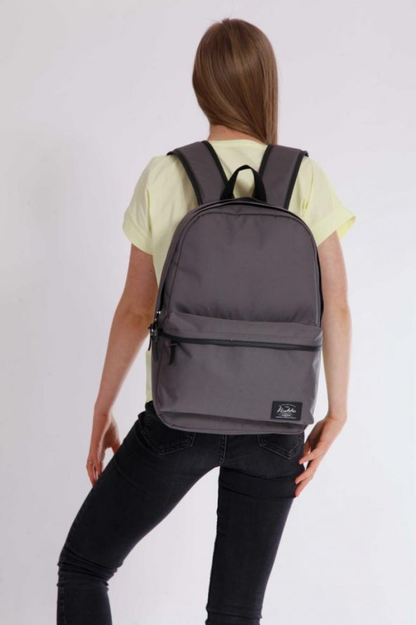 Kaukko Basic Sırt Çantası Gri K1291 - Resim 5