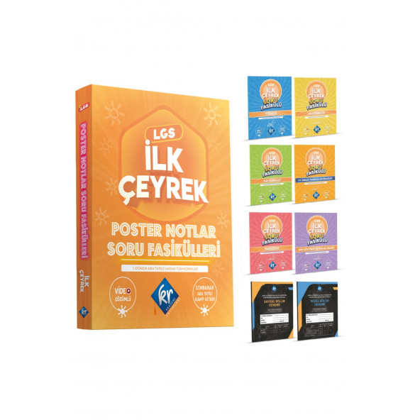 LGS Poster Notlar Soru Fasikülleri İlk Çeyrek Kr Akademi Yayınları ürün görseli 1