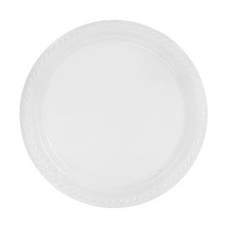Benim Marifetlerim Beyaz Plastik Tabak 25 Adet 22 cm ürün görseli 1