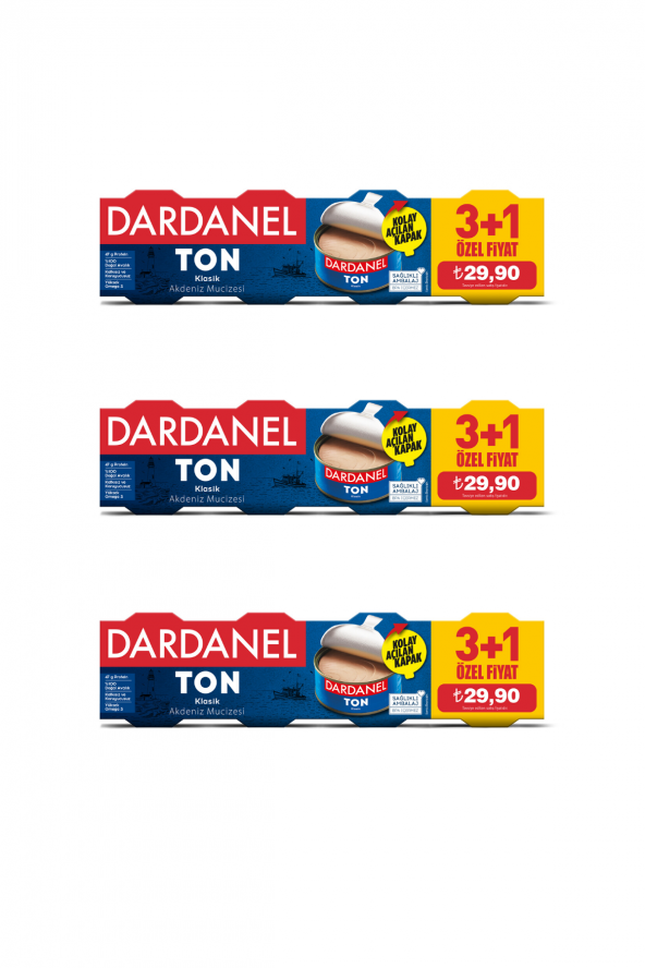 Dardanel Ton Balığı 4 x 75 G 3Lü Paket ürün görseli 1