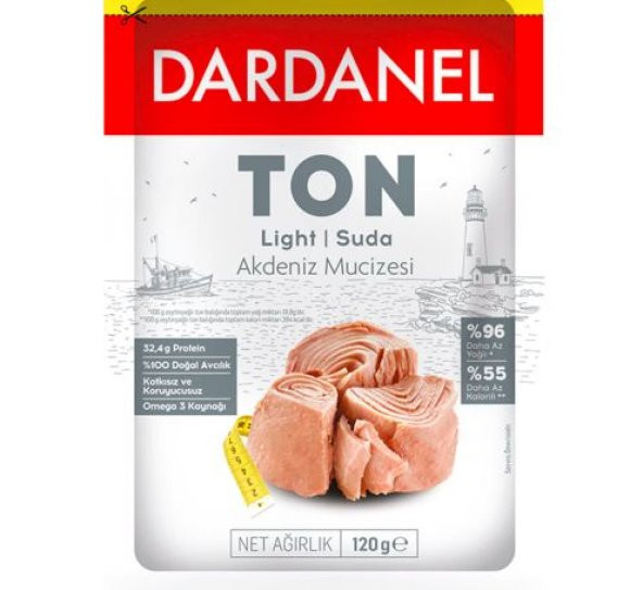 Dardanel Light Ton Balığı Poşet 12 x 80 G ürün görseli 1