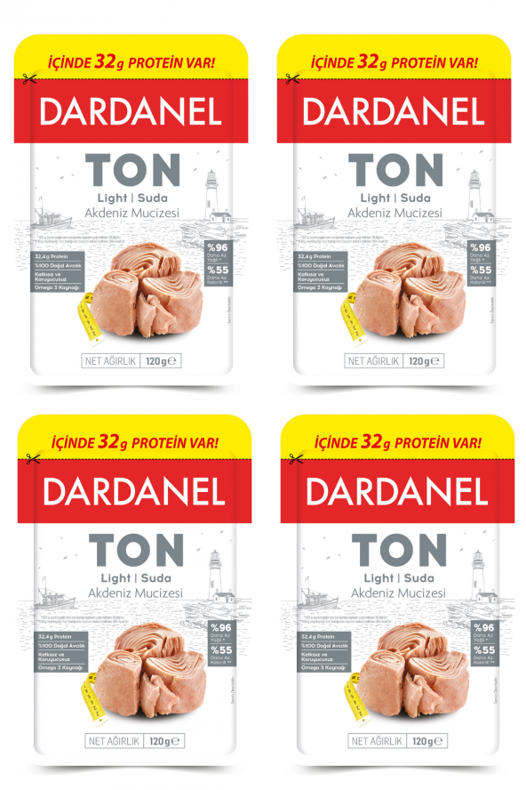 Dardanel Light Ton Balığı Poşet 4 x 80 G ürün görseli 1