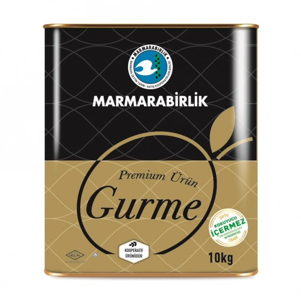 Marmarabirlik Gurme 261-290 KB Premium Siyah Zeytin 10 KG ürün görseli 1