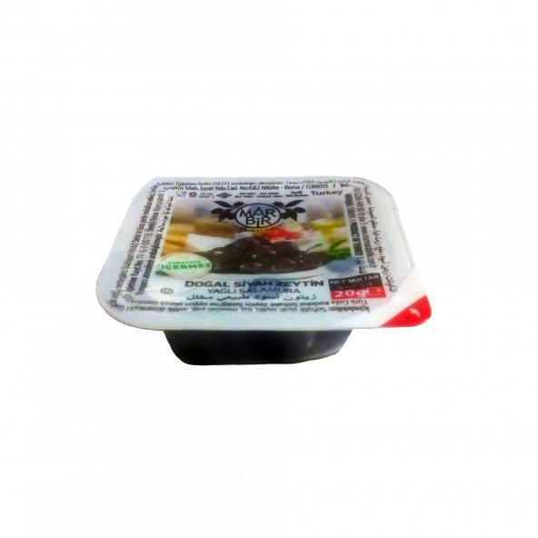 Marmarabirlik Kahvaltılık Piknik Siyah Zeytin 96 x 20 G ürün görseli 1