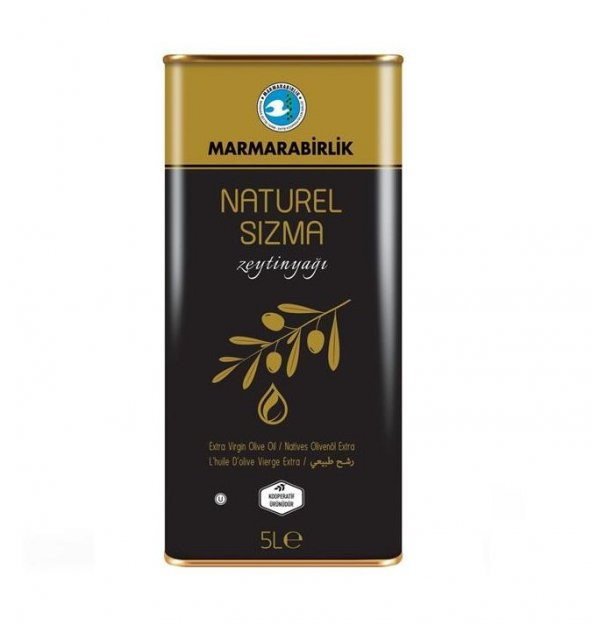 Marmarabirlik Naturel Sızma Zeytinyağı Teneke 5 L ürün görseli 1
