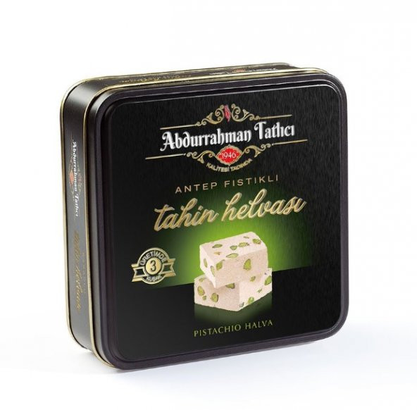 Abdurrahman Tatlıcı Özel Seri Antep Fıstıklı Tahin Helvası 1 KG ürün görseli 1