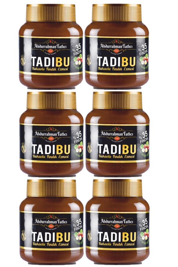 Abdurrahman Tatlıcı Tadıbu Kakaolu Fındık Ezmesi 6 x 330 G ürün görseli 1