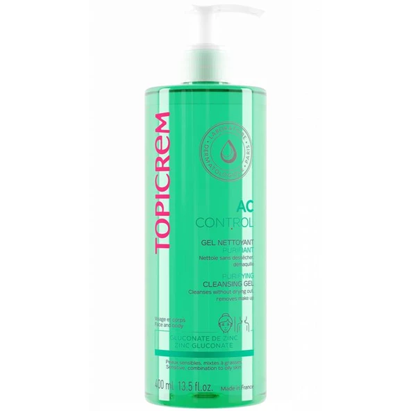 Topicrem AC Arındırıcı Temizleme Jeli 400 ml ürün görseli 1