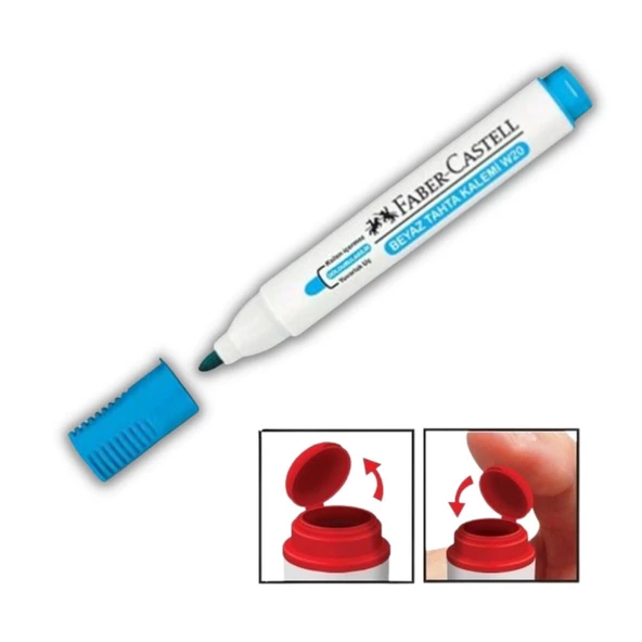Yazı Tahta Kalemi Doldurulabilir ve Silinebilir w-20 1 Adet Faber Yazı Tahta Kalemi ürün görseli 1