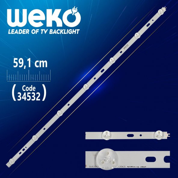ARÇELİK 59,1CM 7 LED TEK ADET LCD LED BAR ürün görseli 1