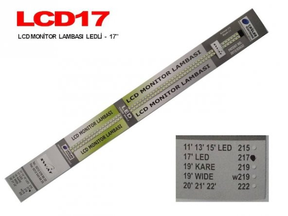 LCD MONİTÖR LED LAMBASI LEDLI 17 İNÇ ürün görseli 1