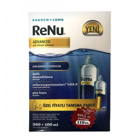 Renu Advanced Lens Solüsyon 360 + 100 ml ürün görseli 1