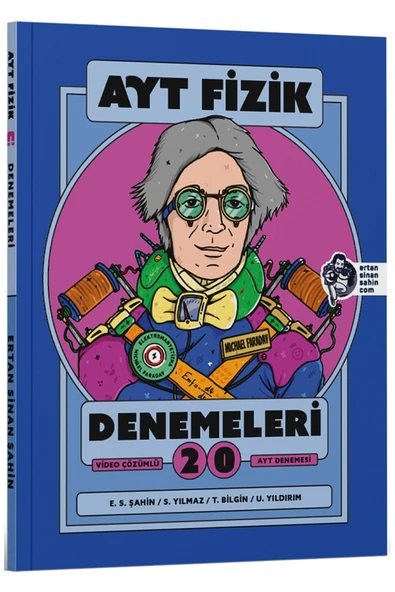 Ertan Sinan Şahin AYT Fizik Denemeleri Video Çözümlü 20 AYT Denemesi KR Akademi Yayınları ürün görseli 1