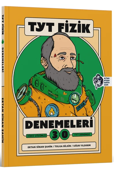 Ertan Sinan Şahin TYT Fizik Denemeleri Video Çözümlü 30 TYT Denemesi KR Akademi Yayınları ürün görseli 1